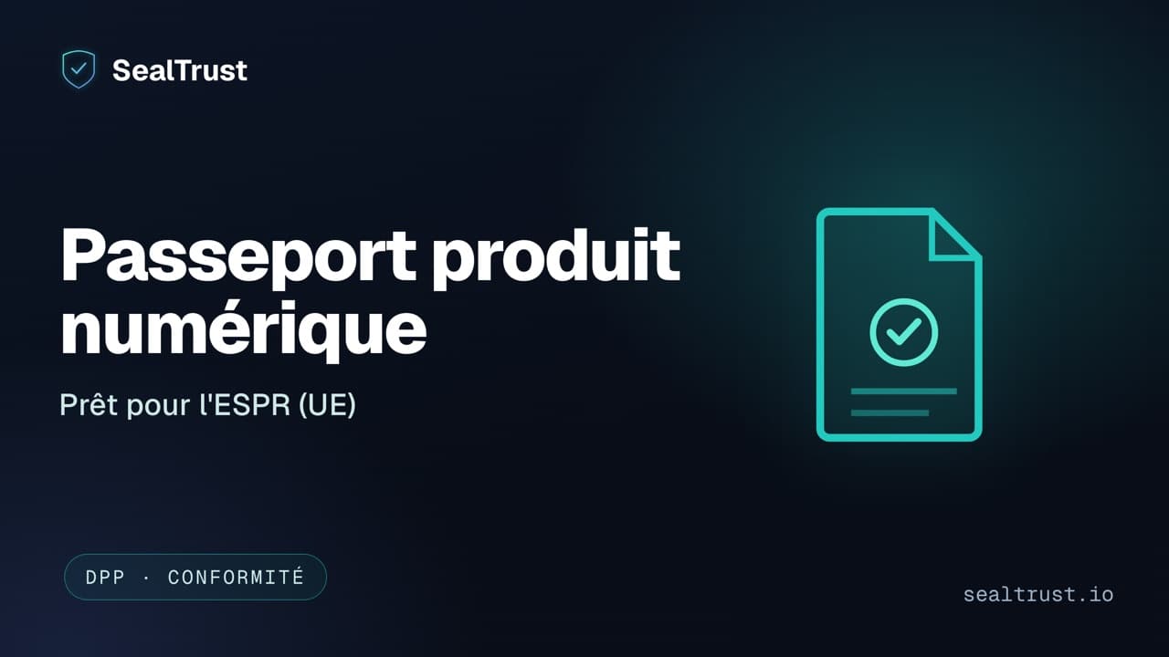 Le Passeport Numérique de Produit, expliqué