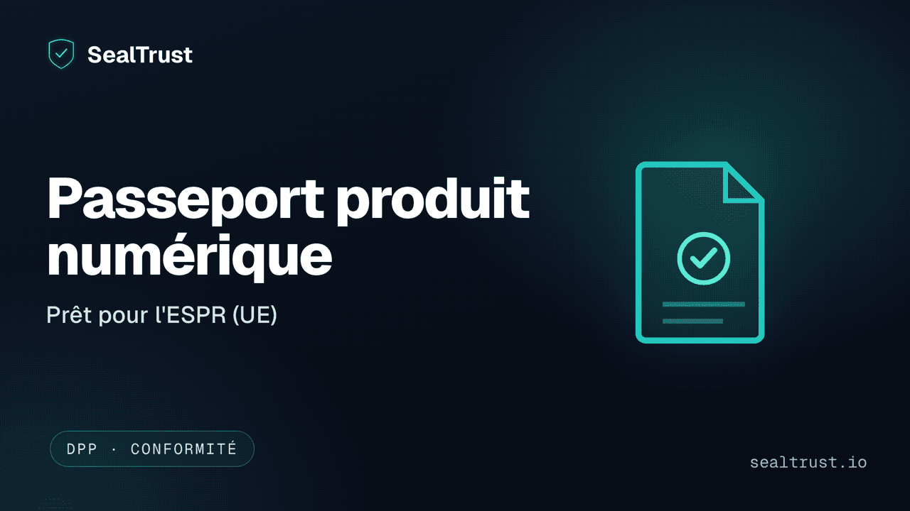 Le Passeport Numérique de Produit, expliqué